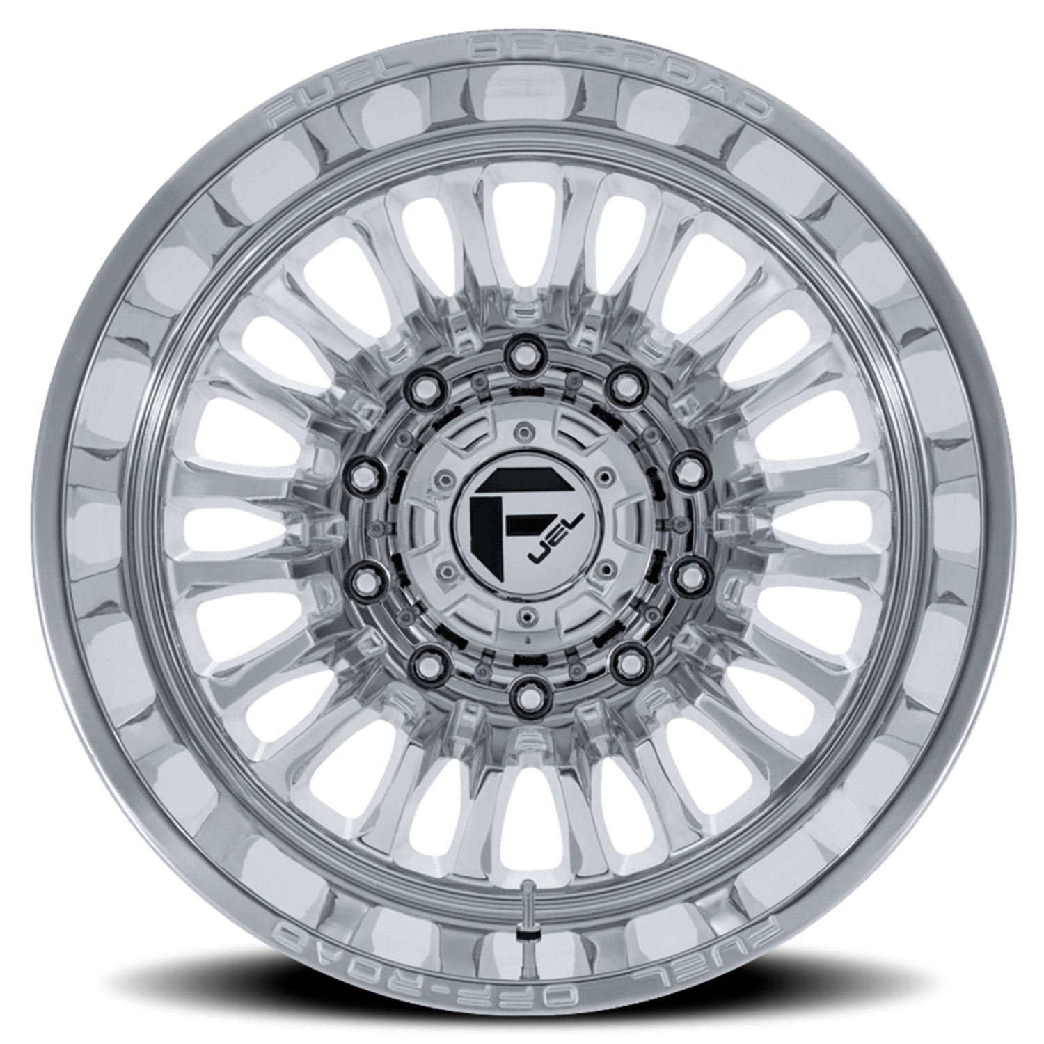 Fuel Arc Dually 20x8.25 10x225 +104 Polished - Image 3