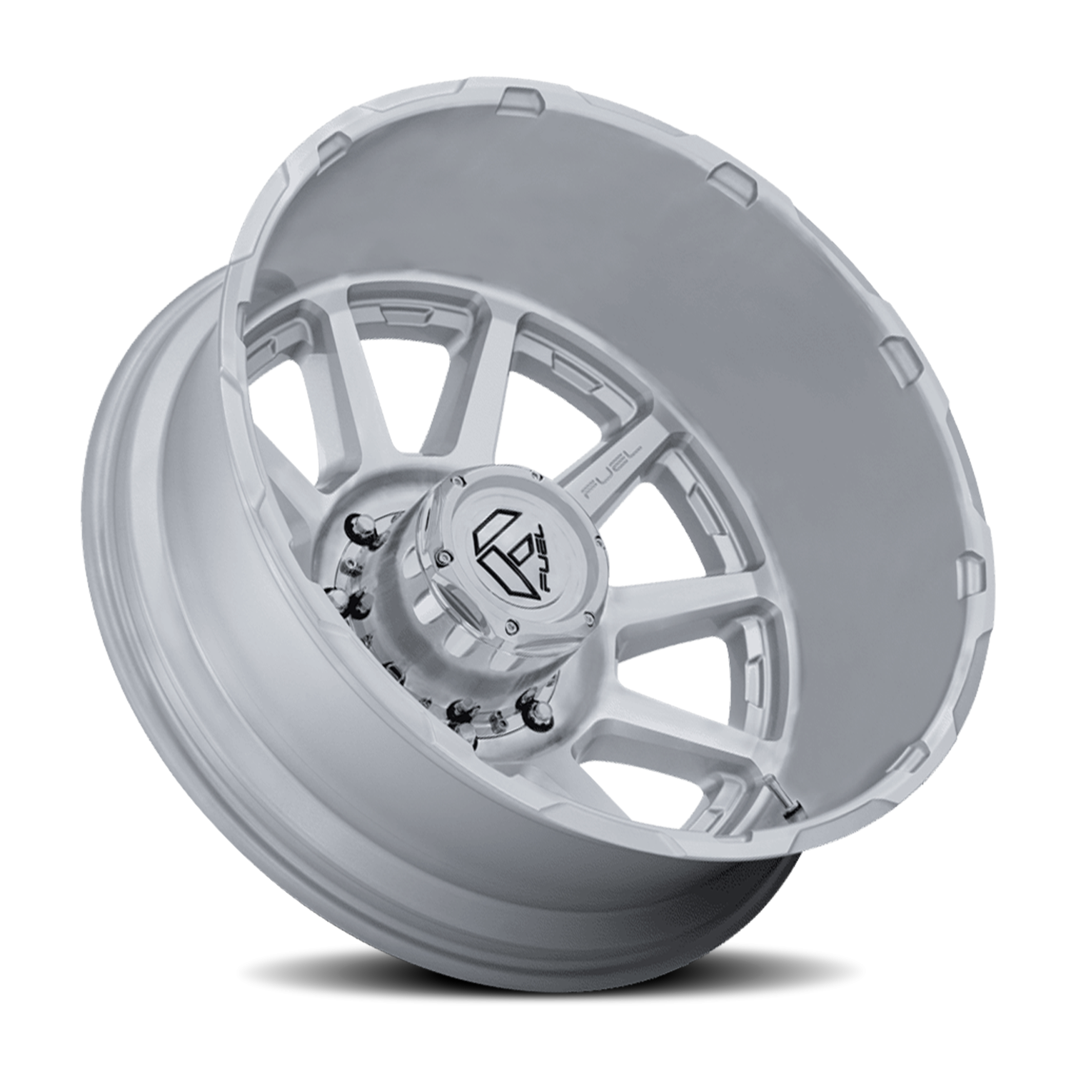 Fuel Circuit Dually 24x8.25 10x225 -202 Silver - Image 2