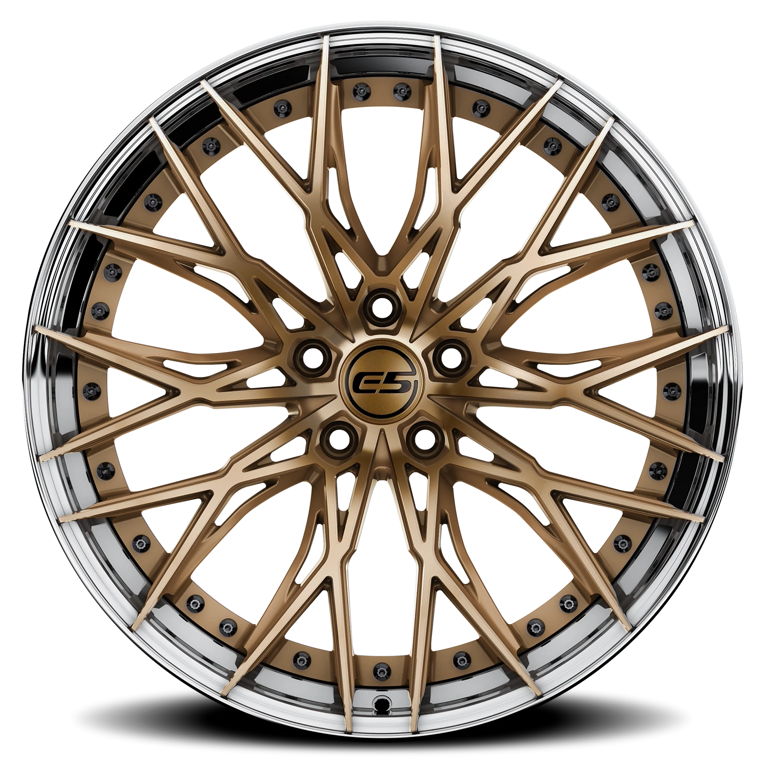 E5 Sebring 2P 19x9 5x120.65 +35 Bronze - Image 3