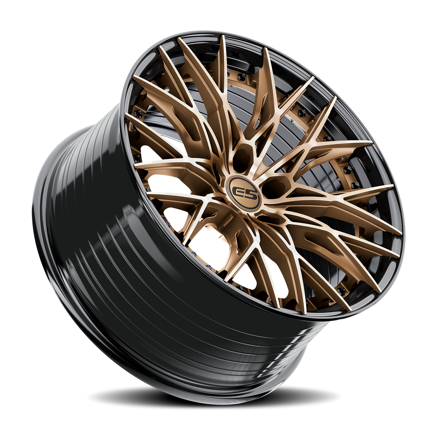 E5 Sebring 2P 20x10 5x120.65 +25 Bronze - Image 2
