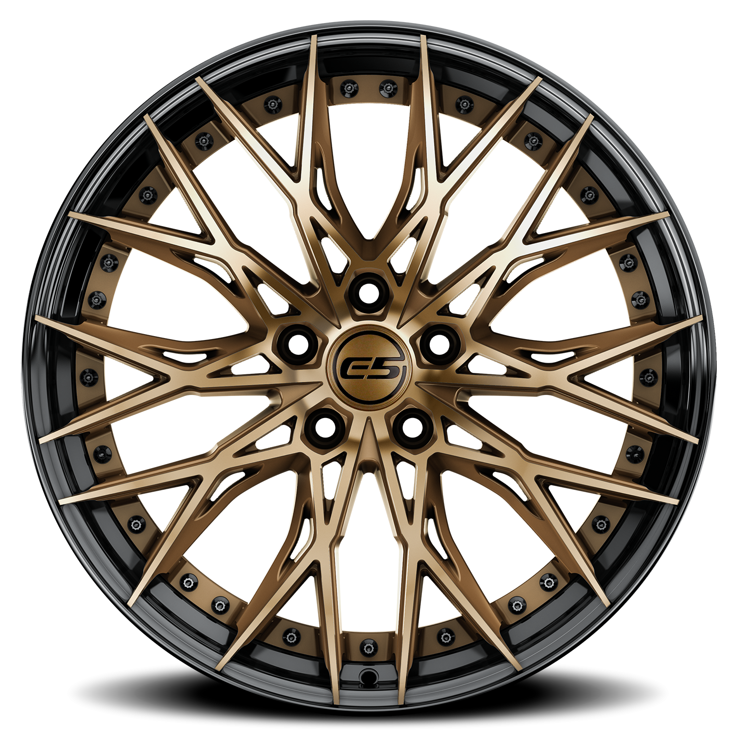 E5 Sebring 2P 20x10 5x120.65 +25 Bronze - Image 3