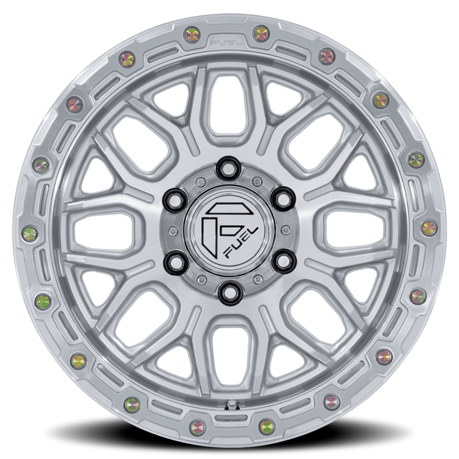 Fuel Surge 17x9 5x127 -12 Silver - Image 3
