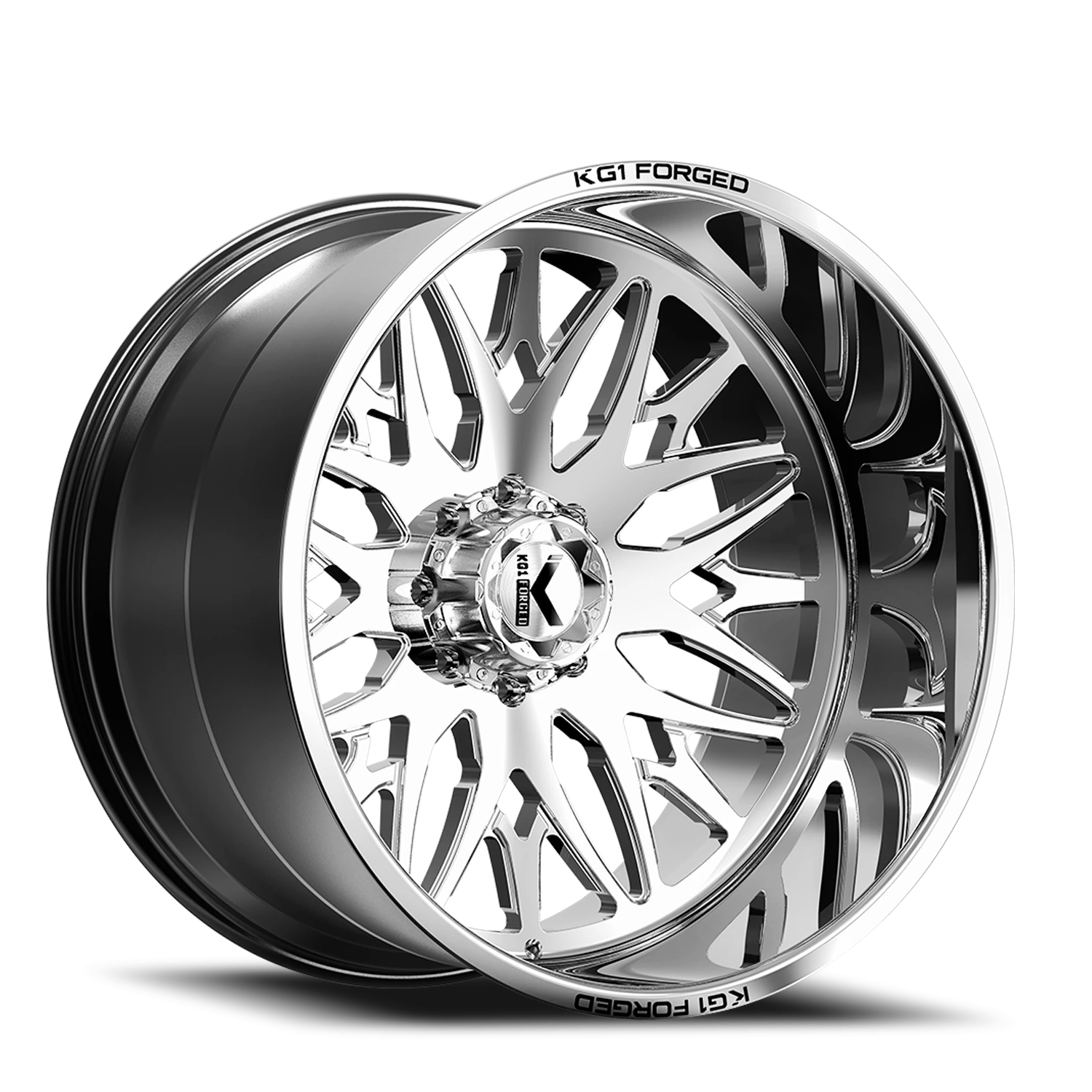 KG1 Forged Trident KC014 22x10 8x170 -24 Polished