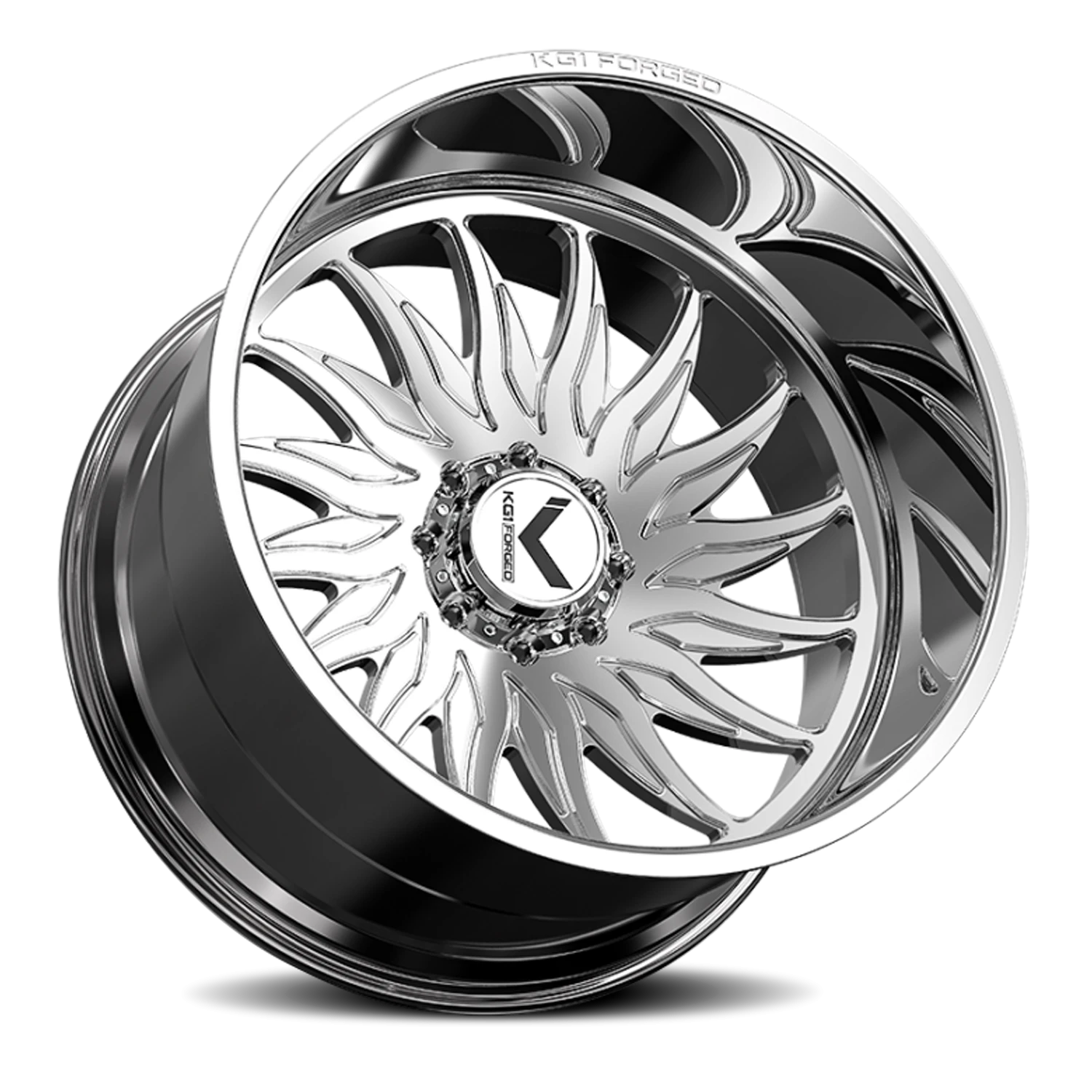 KG1 Forged Phoenix KC015 26x14 8x170 -76 Polished - Image 2