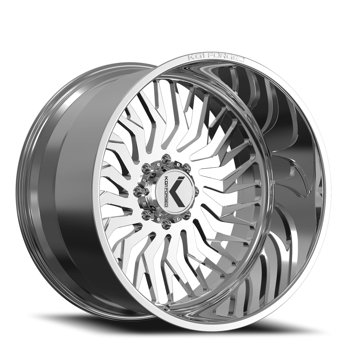 KG1 Forged Elixir KF063 24x14 8x180 -76 Polished