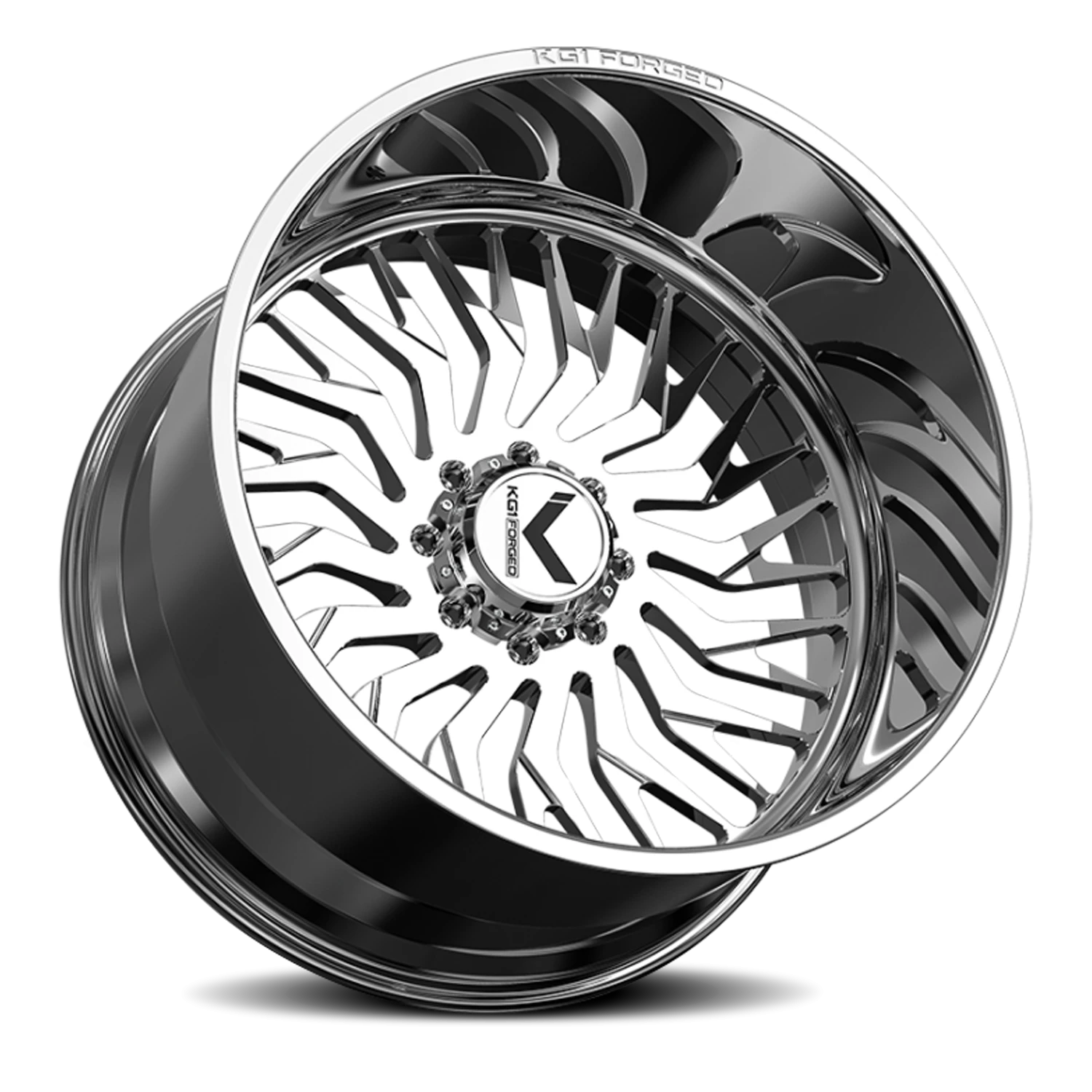 KG1 Forged Elixir KF063 24x14 8x180 -76 Polished - Image 2