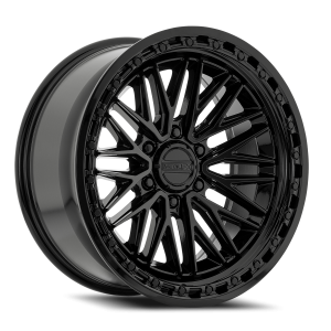 Metal-FX Alpha Truck 20x9 6x139.7 0 Glossy Black