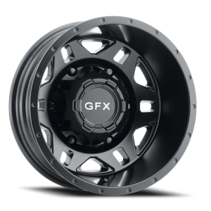 G-FX MV2 Dually Van 16x6 6x205 -130 Black