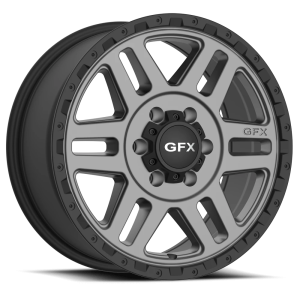 G-FX MV2 Van 17x8 6x130 +60 Grey