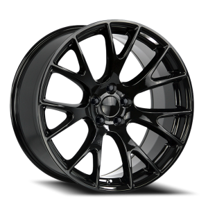 Strada Wheel Replicas Hellcat 2 20x9.5 5x115 +18 Black