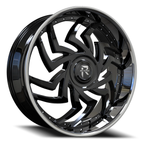 Revenge Luxury RL107-Big Floater Cap Special Edition 26x9.5 6x135 +25 Black