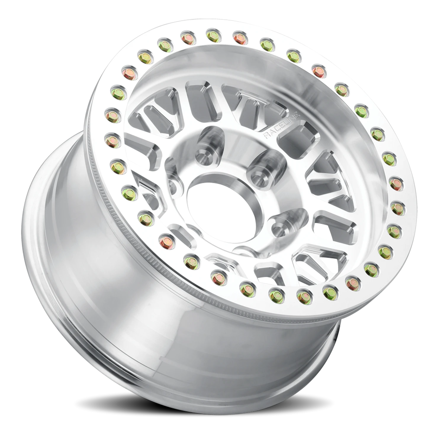 Raceline Forged Ryno Beadlock 18x9 6x165.1 -12 Silver - Image 2