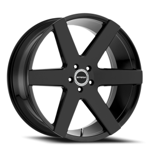 Strada Coda 20x8.5 6x120 +35 Black