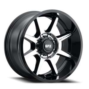 G-FX TR31 18x9 8x165.1 +18 Black