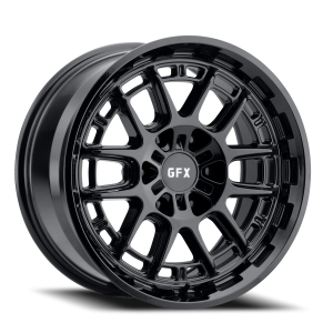G-FX TR34 18x9 6x135 +20 Black