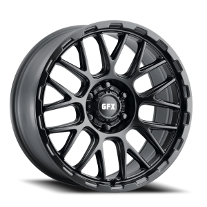 G-FX TM7 18x9 6x139.7 +12 Black