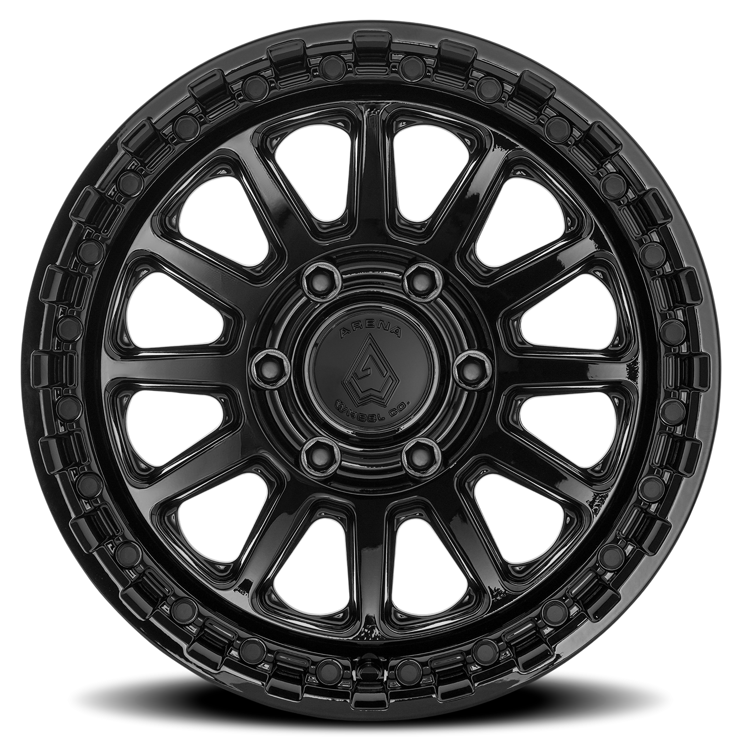 Arena Enduro 17x8.5 6x139.7 +25 Glossy Black - Image 3