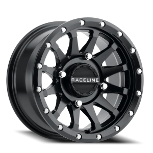Raceline Trophy Simulated Beadlock UTV 14x7 4x156 +38 Black