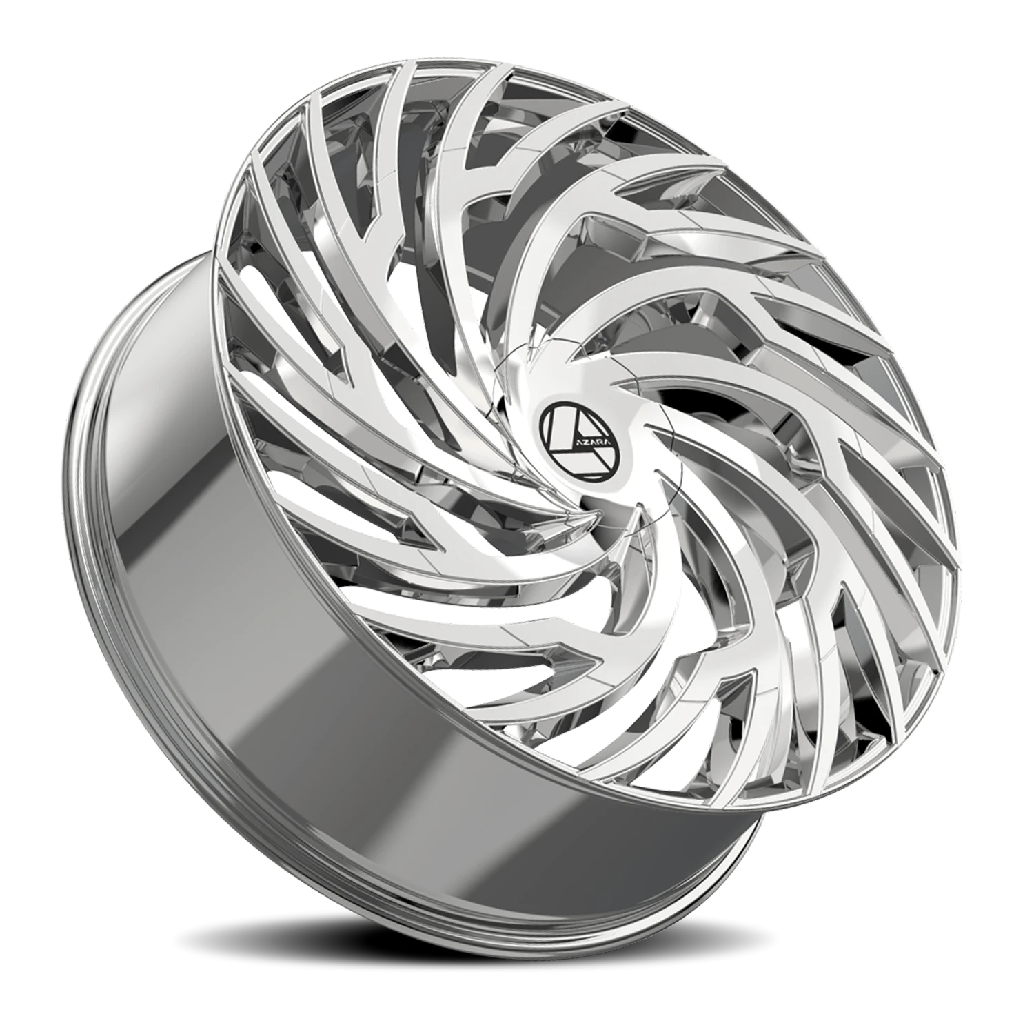 Azara AZA-536 22x8.5 5x112 +38 Nano Chrome - Image 2