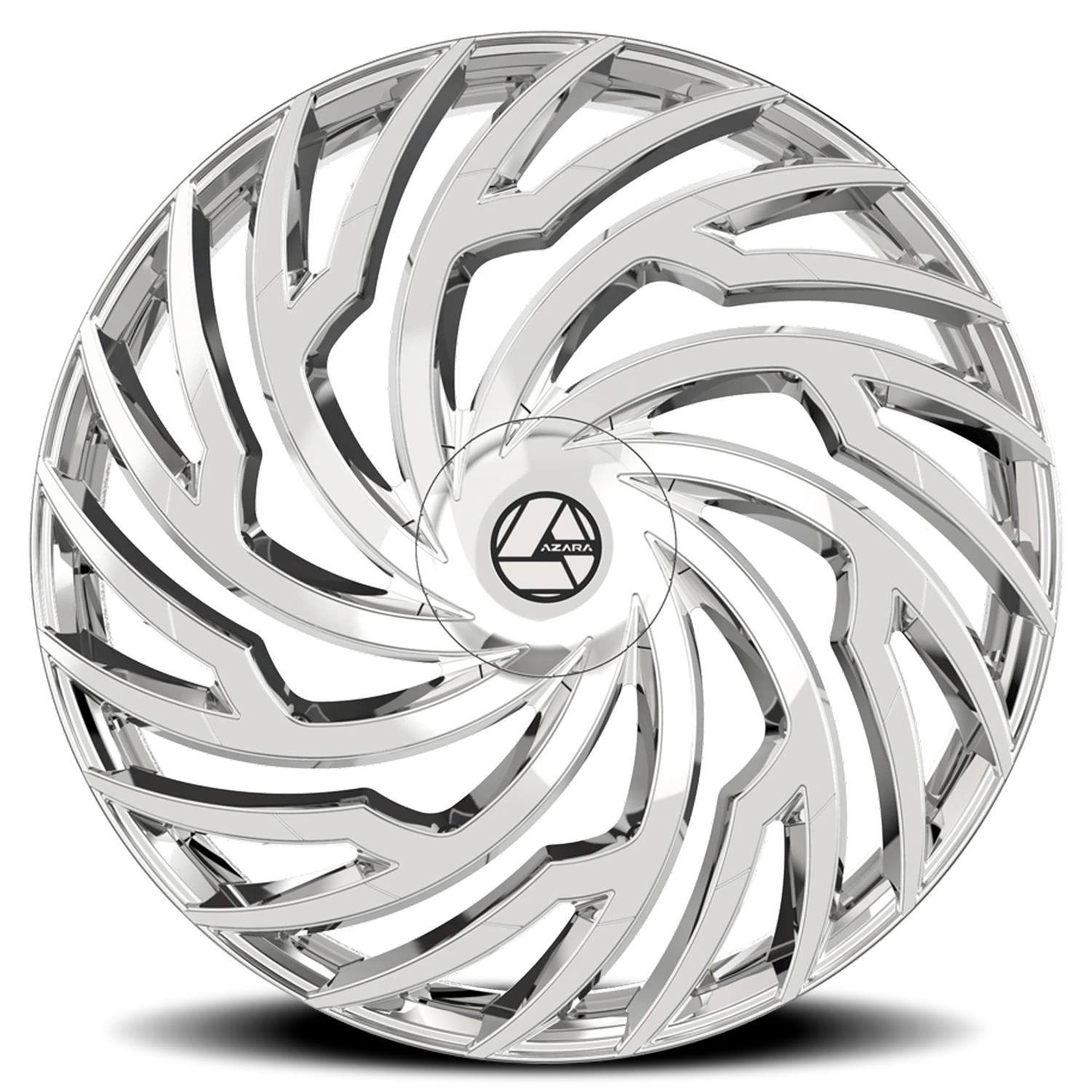 Azara AZA-536 22x8.5 5x112 +38 Nano Chrome - Image 3