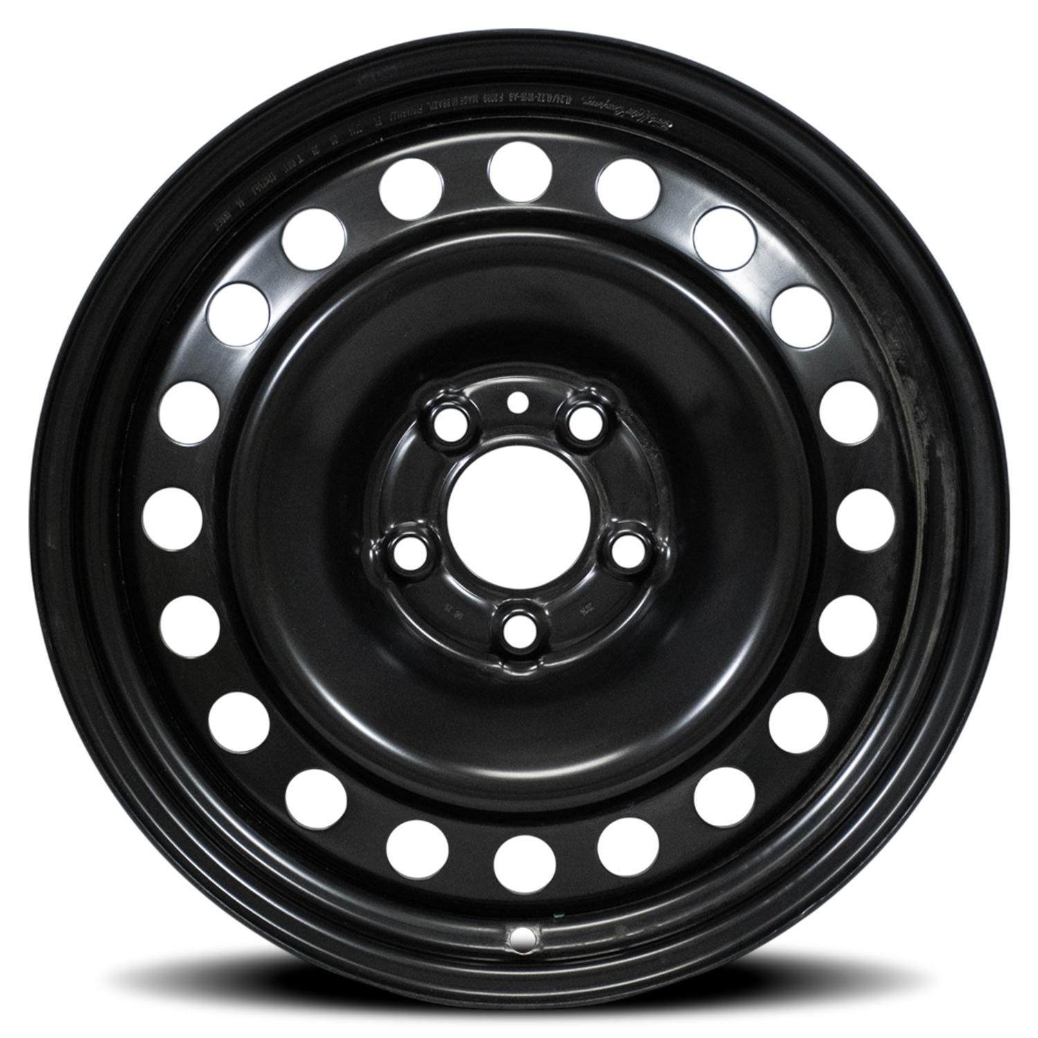 OE Wheels FR58 17x7.5 5x114.3 0 Black - Image 3
