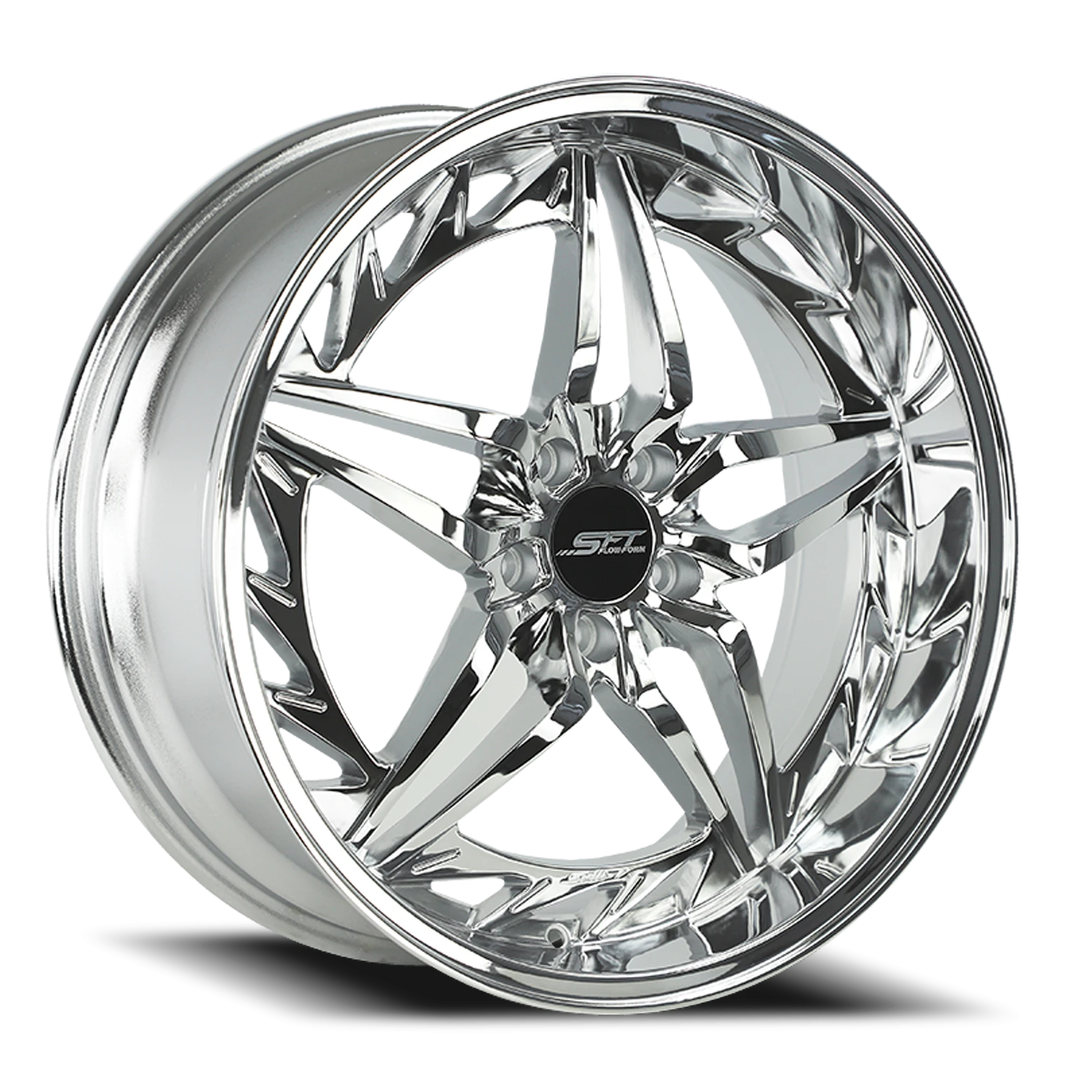 Shift Injector 18x8.5 5x120 +30 Chrome