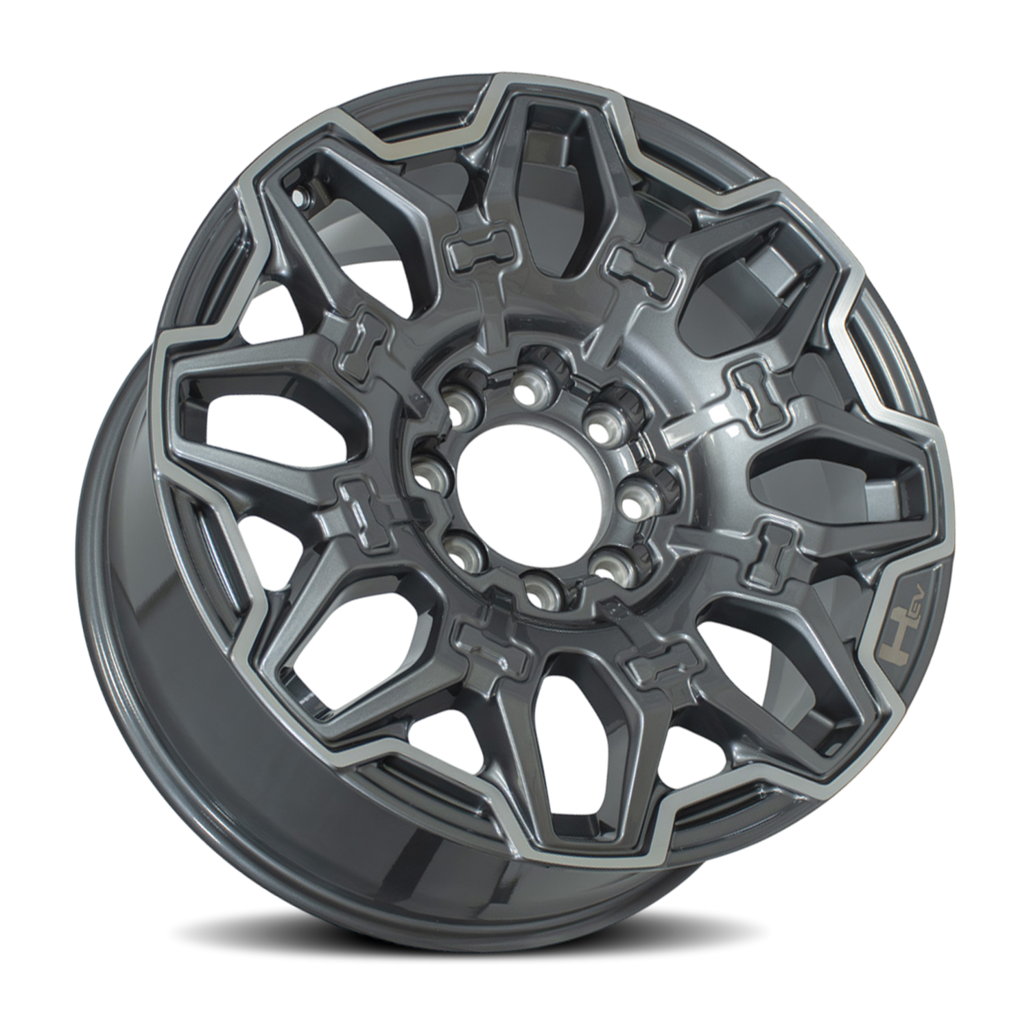 OE Wheels HM02 22x9.5 8x165.1 +33 Gunmetal - Image 2