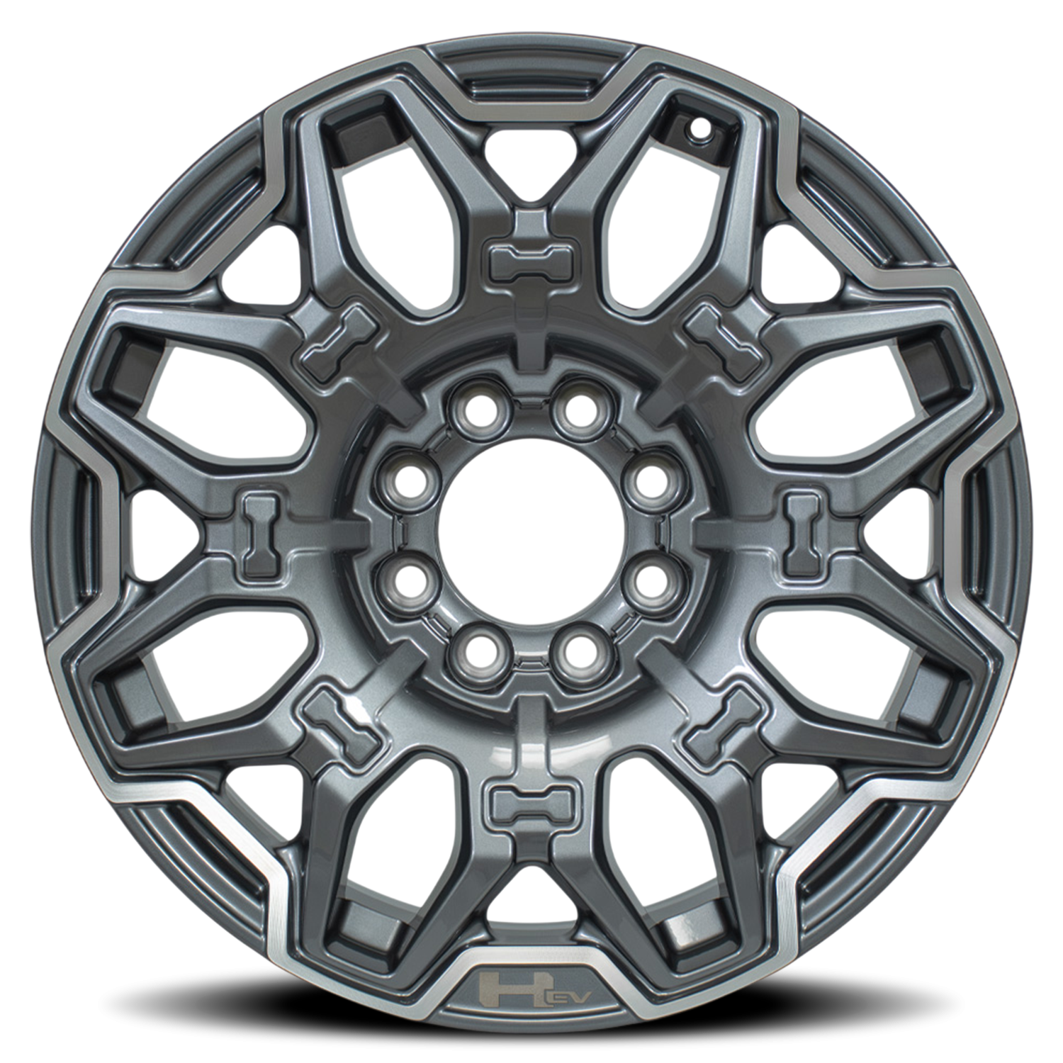 OE Wheels HM02 22x9.5 8x165.1 +33 Gunmetal - Image 3