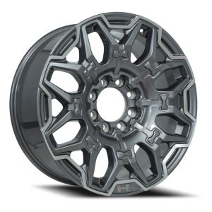 OE Wheels HM02 22x9.5 8x165.1 +33 Gunmetal