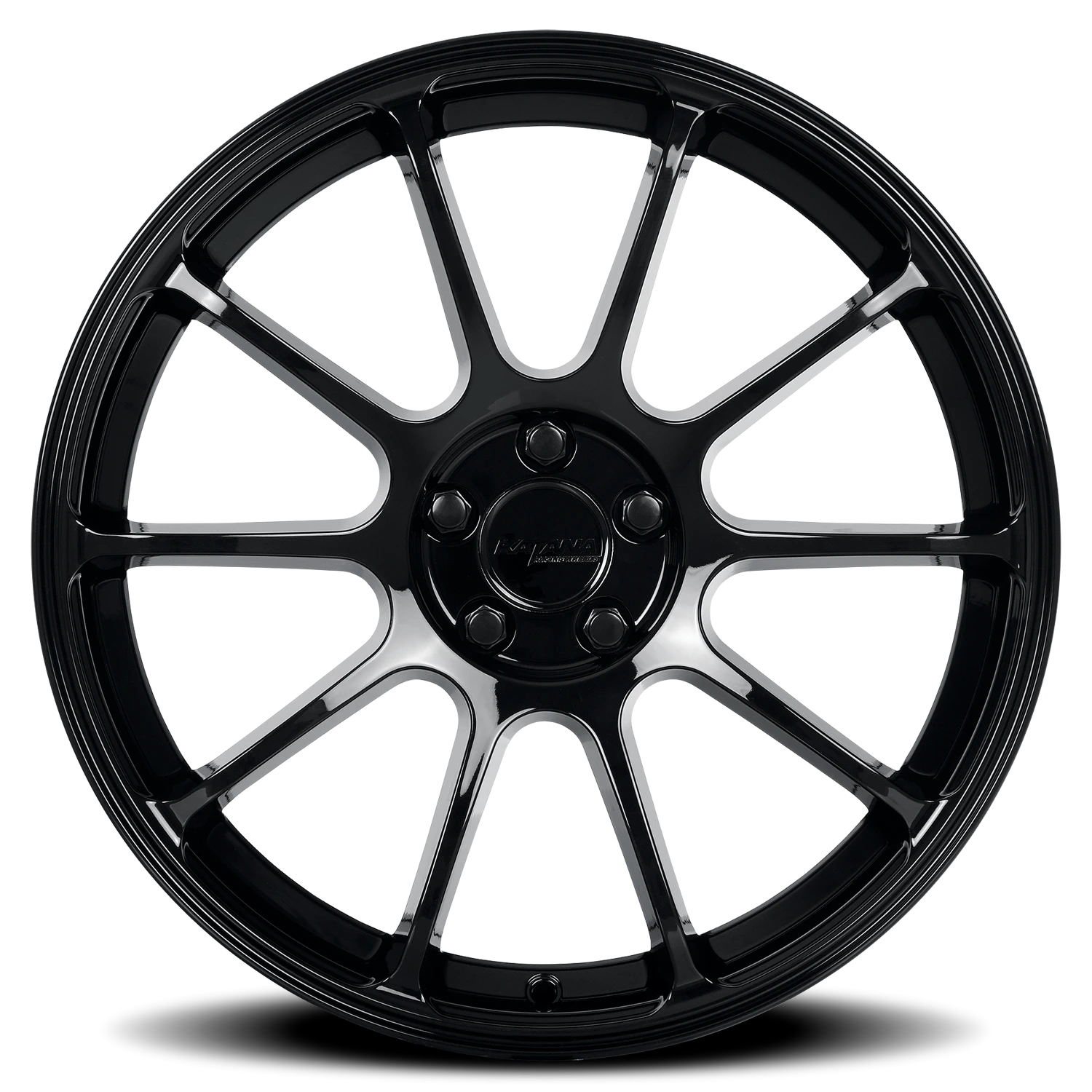Katana KR07 18x8 5x112 +40 Glossy Black - Image 3