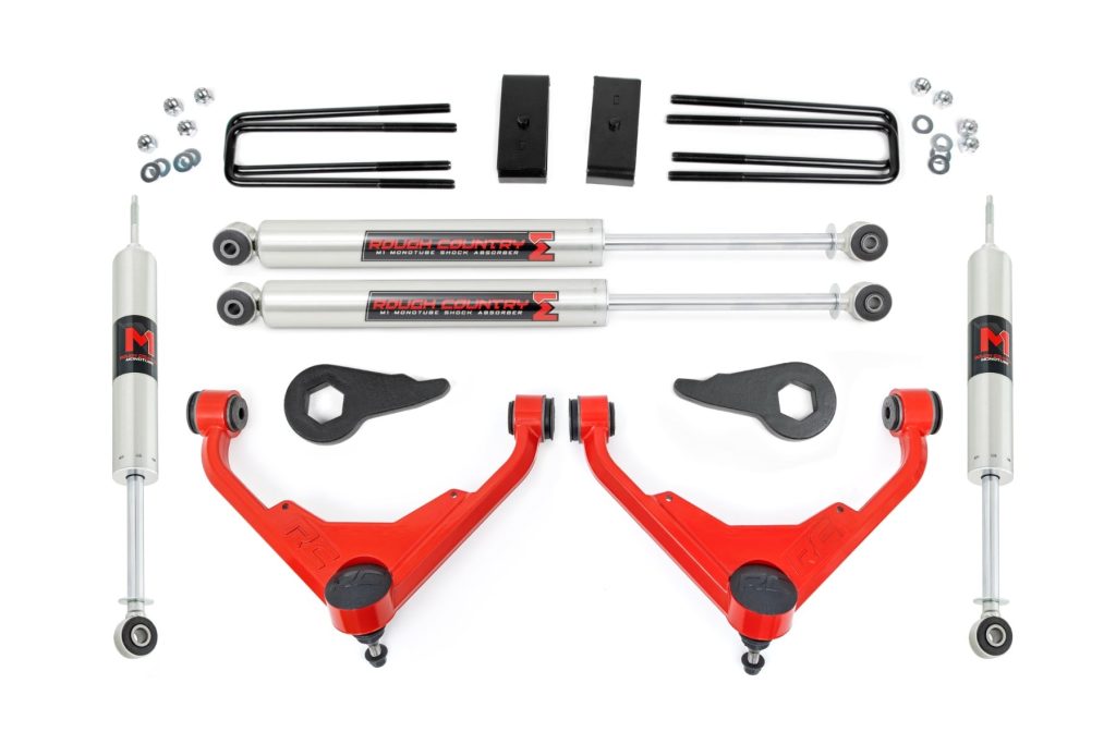 Rough Country 3 Inch Lift Kit M1 FK/FF Chevy/GMC 2500HD/3500HD/Suburban 2500/Yukon XL 2500 (01-10)