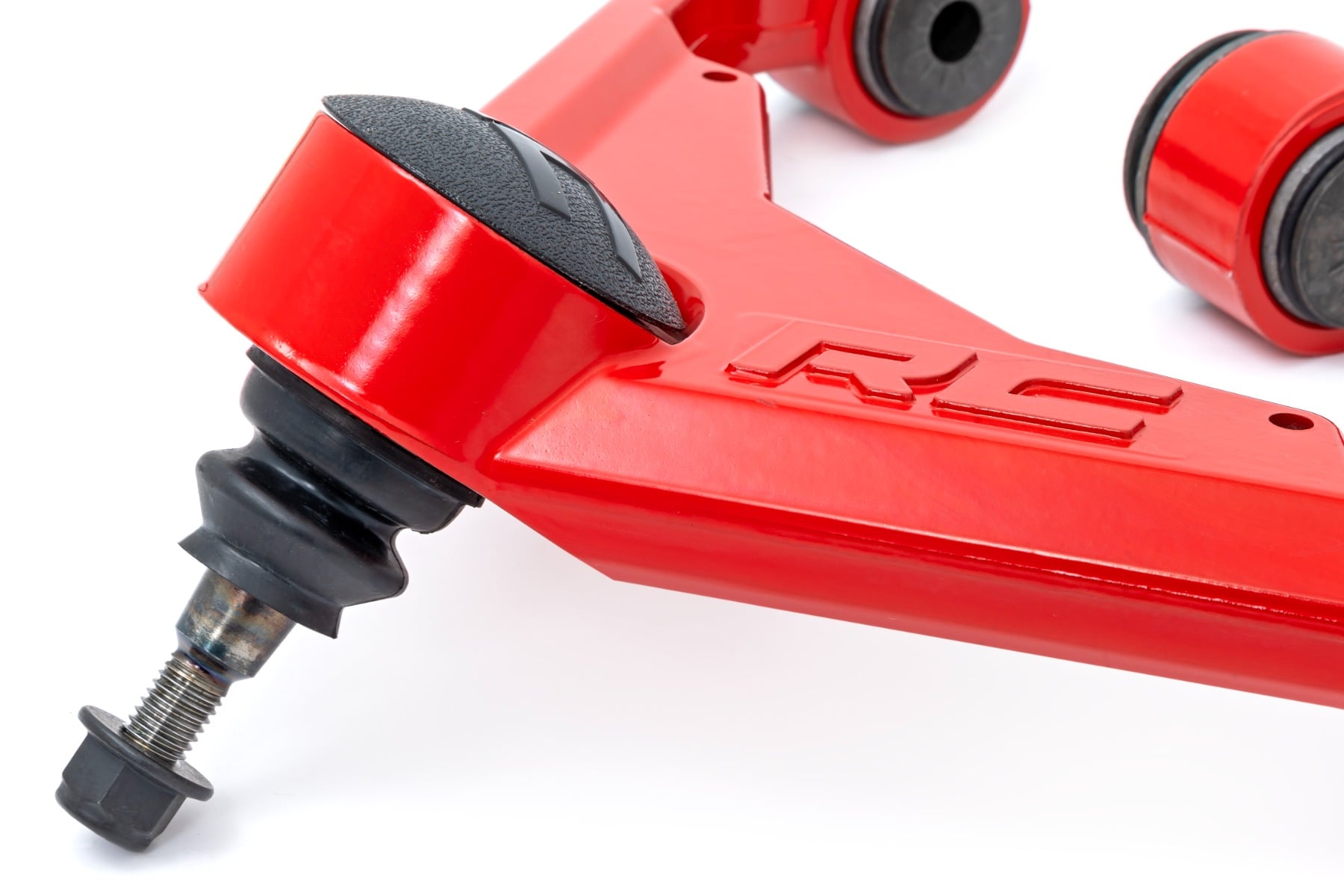 Rough Country Red Forged Upper Control Arms 3 Inch Lift Chevy/GMC 2500HD (01-10)