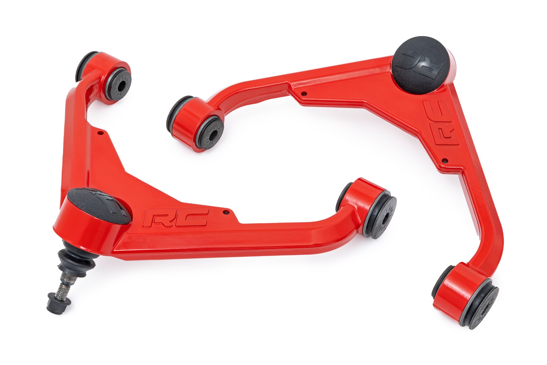 Rough Country Red Forged Upper Control Arms 3 Inch Lift Chevy/GMC 2500HD (01-10)