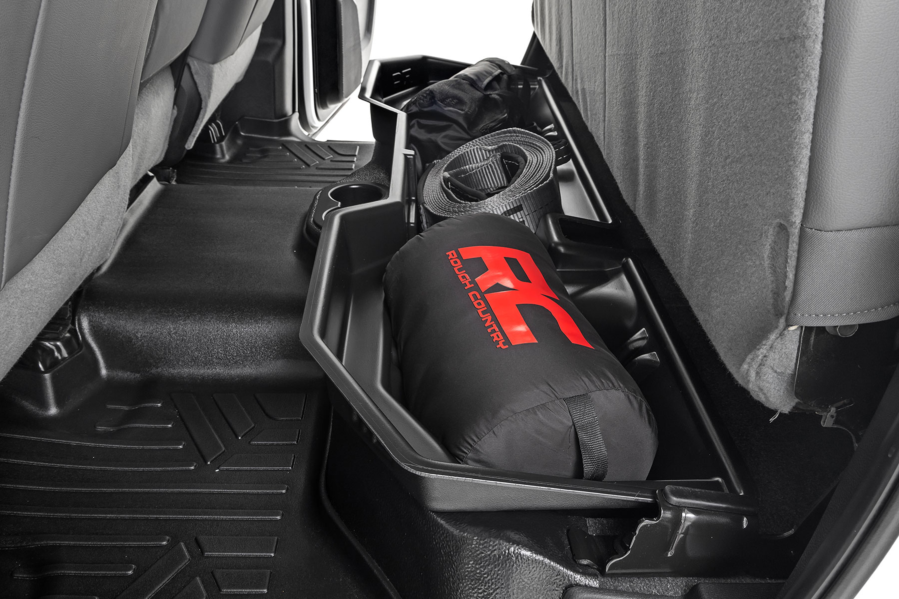 Rough Country Under Seat Storage Quad/Crew Cab Ram 1500 (02-18)/2500 (11-26)