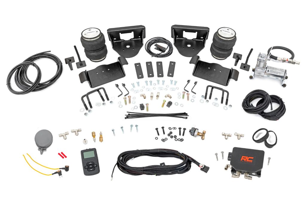 Rough Country Air Spring Kit w/compressor Wireless Controller 0-6β³ Lifts Ford F-150 (04-14)