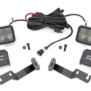 Rough Country LED Light Kit Ditch Mount 2β³ Spectrum Pair Spot Toyota Tacoma (05-15)