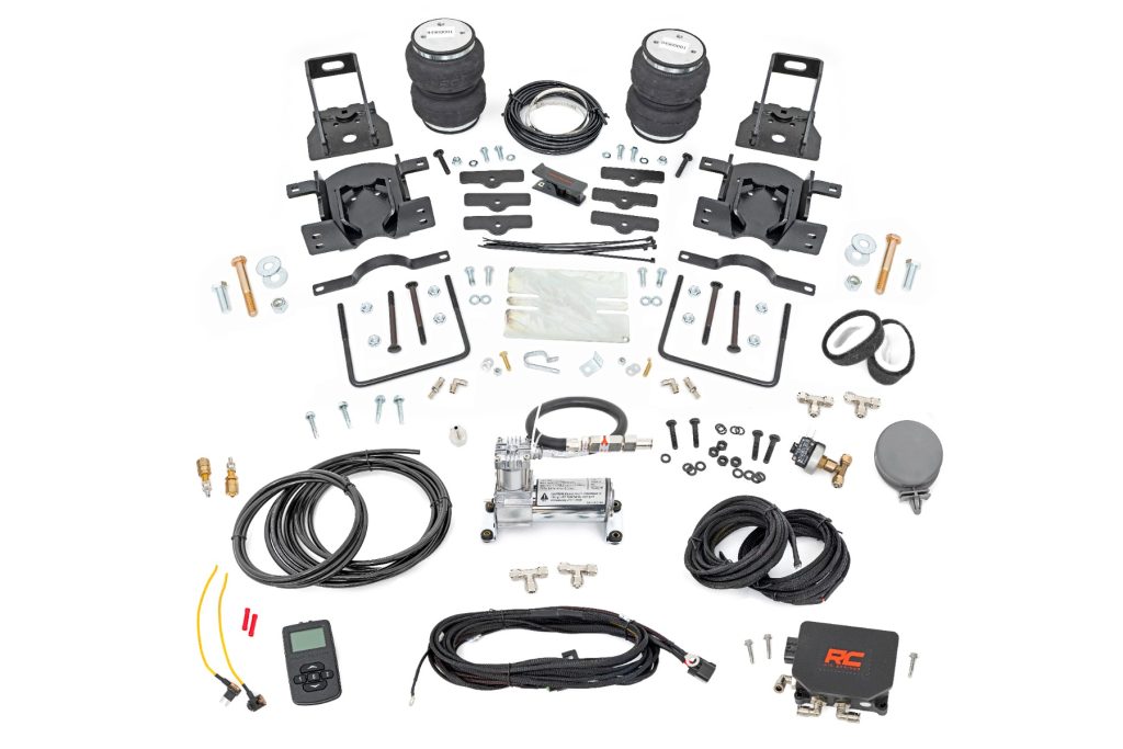 Rough Country Air Spring Kit w/compressor Wireless Controller Ford F-250/F-350 Super Duty (05-16)