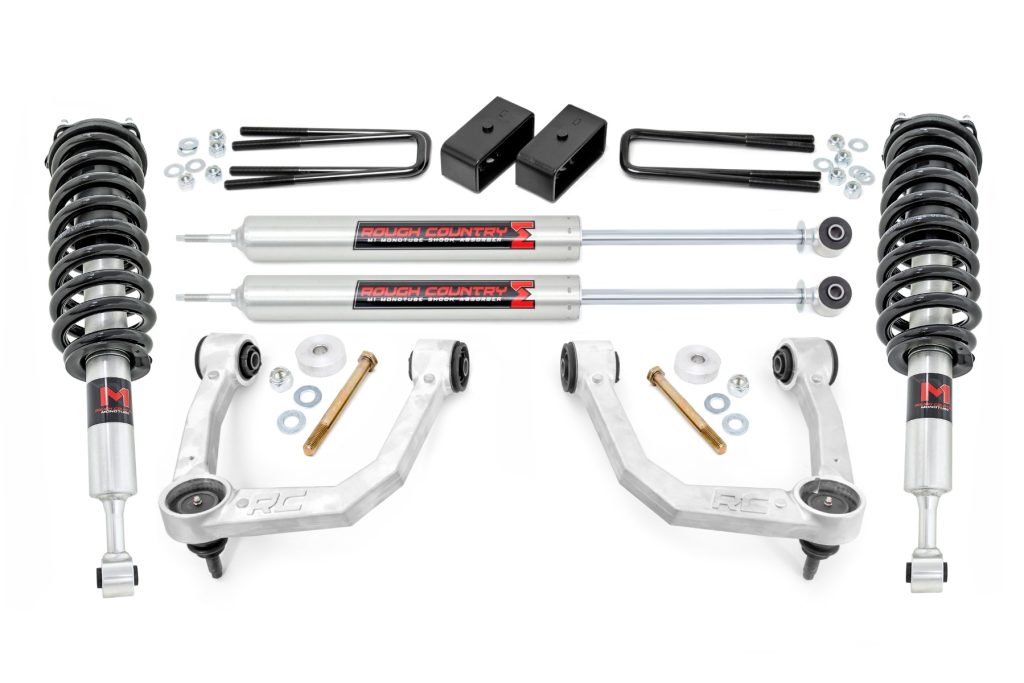Rough Country 3.5 Inch Lift Kit UCA M1 Struts Toyota Tacoma 2WD/4WD (2005-2023)