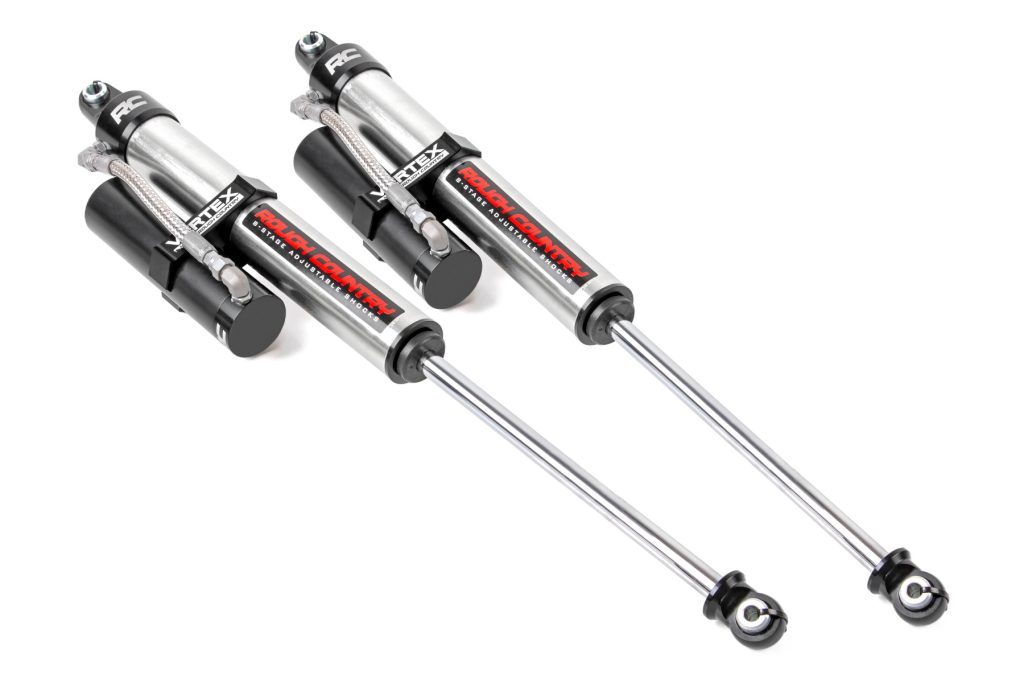 Rough Country Vertex 2.5 Reservoir Rear Shocks 4-8″ Ford F-250 Super Duty 4WD (05-16)