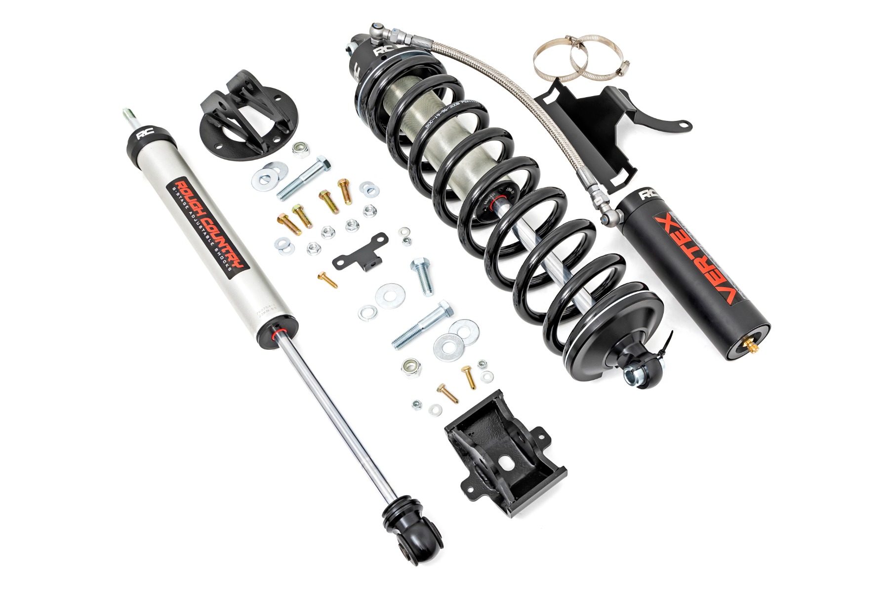 Rough Country 4.5 Inch Coilover Conversion Upgrade Kit Vertex/V2 Ford F-250/F-350 Super Duty (05-22)