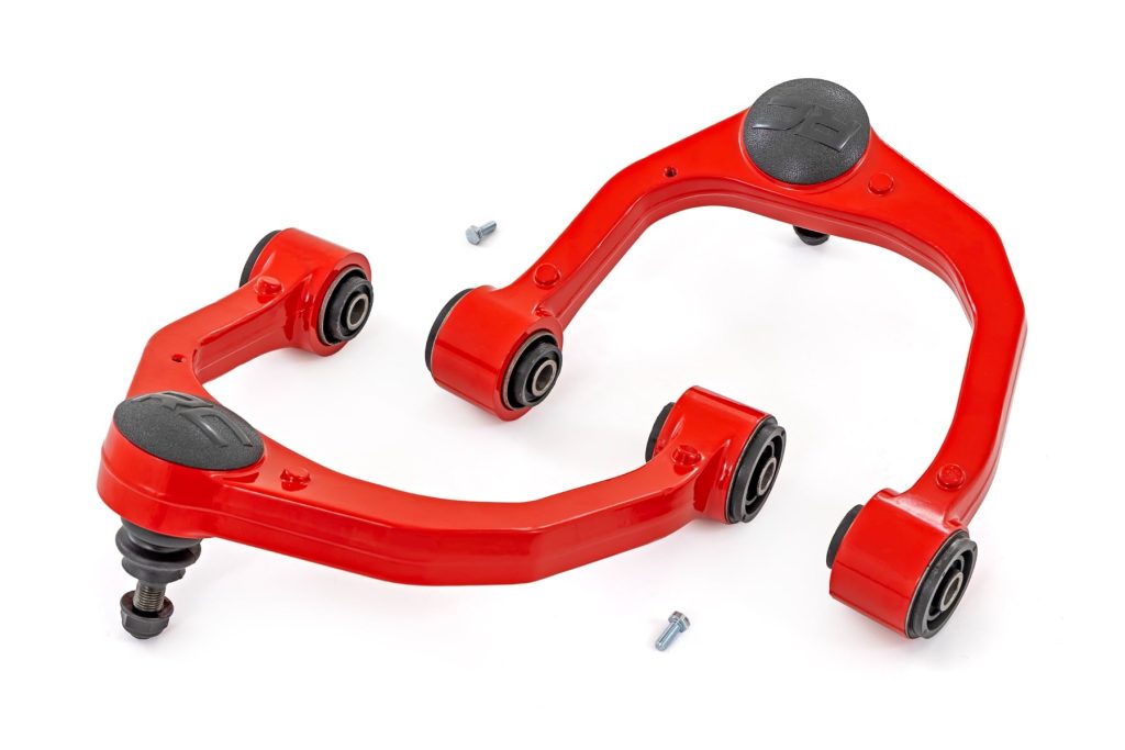 Rough Country Red Forged Upper Control Arms OE Upgrade Toyota 4Runner (10-24)/Tacoma (05-23)