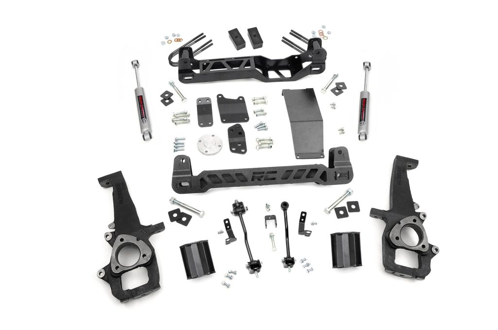 Rough Country 4 Inch Lift Kit Ram 1500 4WD (2006-2008)