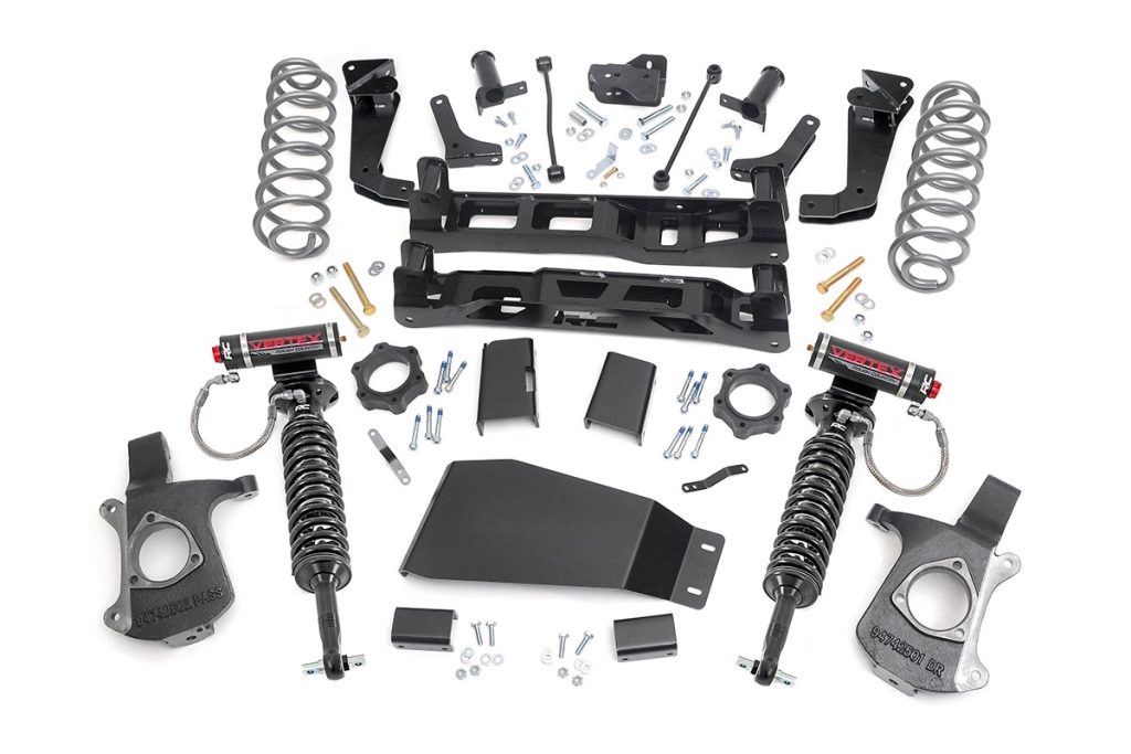 Rough Country 7.5 Inch Lift Kit Vertex Coilovers Chevy/GMC Tahoe/Yukon 2WD/4WD (07-14)
