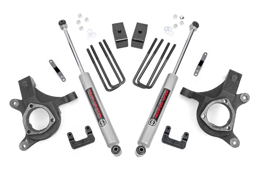 Rough Country 5 Inch Lift Kit Chevy Silverado & GMC Sierra 1500 2WD (2007-2013)