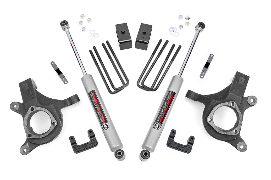Rough Country 5 Inch Lift Kit Chevy Silverado & GMC Sierra 1500 2WD (2007-2013)