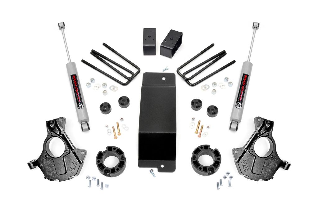 Rough Country 3.5 Inch Lift Kit Cast Steel LCA Chevy/GMC 1500 (07-13)