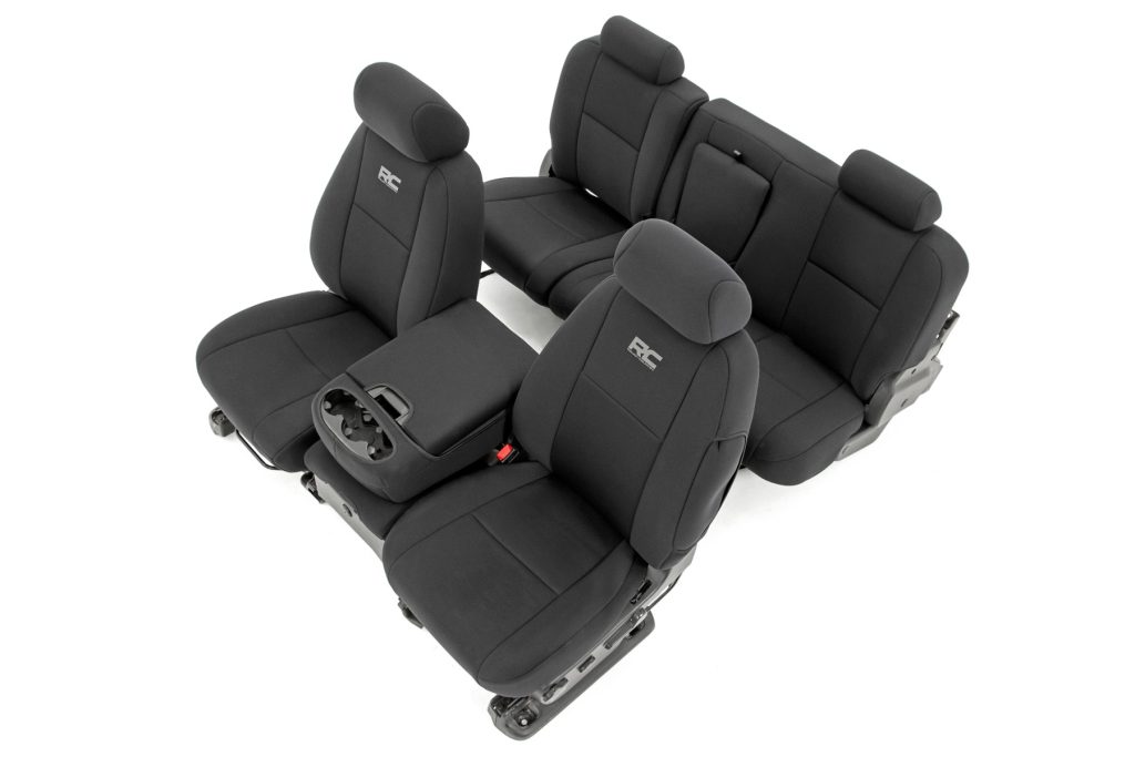 Rough Country Seat Covers FR 40/40/20 & RR Full Bench Chevy/GMC 1500/2500HD (07-13)