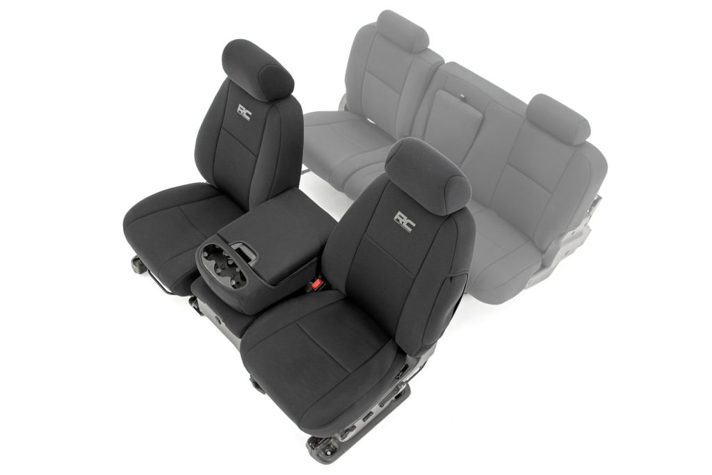 Rough Country Seat Covers Front 40/40/20 Chevy/GMC 1500/2500HD (07-13)