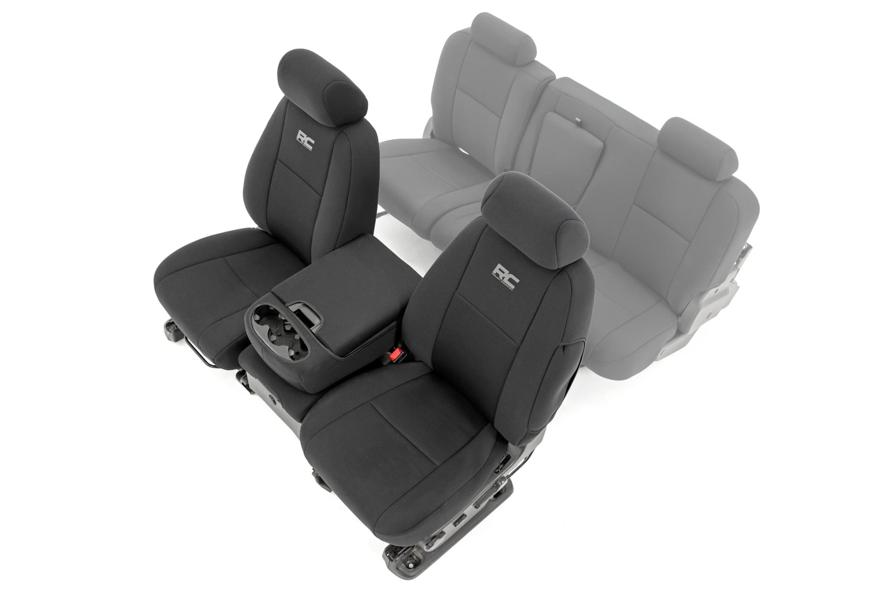 Rough Country Seat Covers Front 40/40/20 Chevy/GMC 1500/2500HD (07-13)