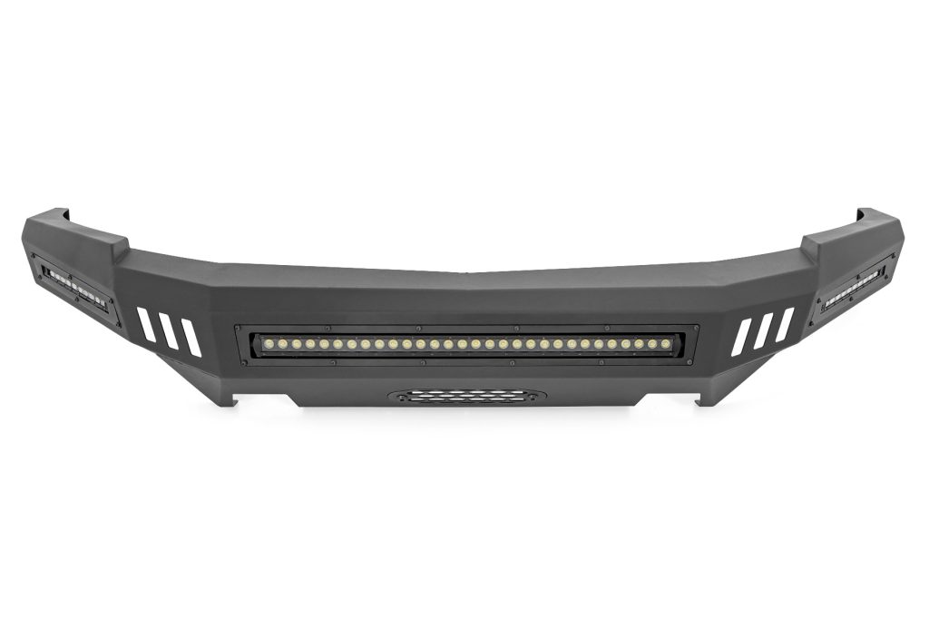 Rough Country Front High Clearance Bumper BLK LEDs Chevy Silverado 1500 2WD/4WD (07-13)